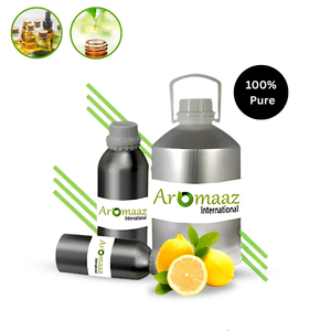 100% aceite esencial de limón orgánico para difusor de piel vela de Perfume Natural Citrus Limon Peel aceite preesed frío precio a granel - Product Image 1