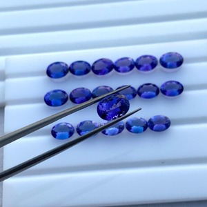 Pierres précieuses en vrac AA Tanzanite naturelle bleue à coupe ovale de qualité AA pour la fabrication de bijoux - Product Image 6