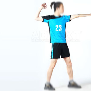 ชุดวอลเลย์บอลผู้หญิงแบบมืออาชีพ ระบายอากาศได้ดี ยั่งยืน ทนทาน ขายส่ง - Product Image 6