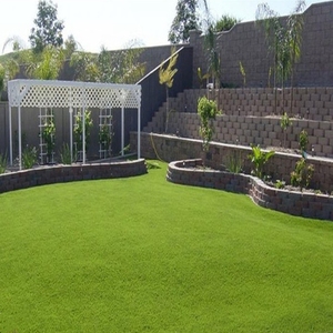 Giá tốt nhất trong nhà/ngoài trời nhà máy giá dễ dàng cài đặt vườn cảnh quan cỏ cuộn màu xanh lá cây Thảm cỏ nhân tạo cho cảnh quan - Product Image 4