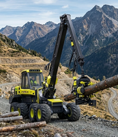 Machinerie forestière : Abatteuses, Scies à bois, Fendeuses de bûches avec grue hydraulique et tête de récolte à vendre