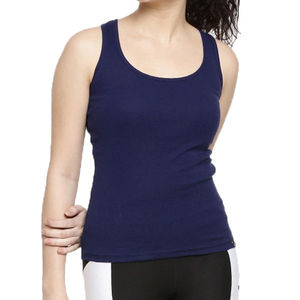 Camisetas sin Mangas de Cuello Redondo y Espalda Cruzada de Alto Impacto en Color Liso, Precio Razonable, Chalecos Deportivos para Mujer, Gimnasio, Fitness - Product Image 4