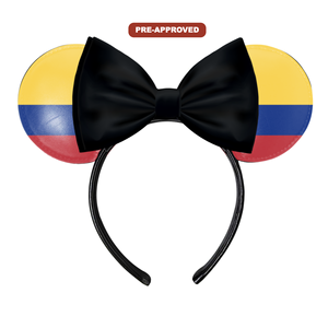 Diadema de vinilo personalizada de fábrica con diseño de orejas de ratón de ajuste universal, preaprobada para Colombia H.E.R. Accesorios - Product Image 1