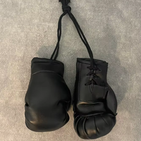 Mini gant de boxe voiture suspendus ornement vue arrière Mini gant de boxe breloque de voiture avec broderie personnalisée en gros voiture suspendue