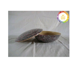 Bamboo bowl handcrafted bamboo Vietnam origin ideal for serving traditional dishes fruits <b>desserts</b> and wholesale distribution - Product Image 5