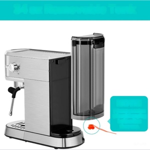 Machine à expresso CASABREWS 20 bars, machine à expresso avec mousseur à lait, baguette vapeur, machine en acier inoxydable pour la maison - Product Image 4