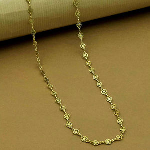 Wholesale Ashoka Pattern <b>Chain</b> in 14K 18K 24K Micro <b>Gold</b> <b>Plated</b> Brass Fashionable Ashoka Style <b>Chain</b> Design - Product Image 1