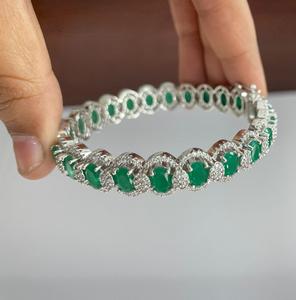 Brazalete Abrible de Plata de Primera Calidad con Acabado Plateado de Moda para Bodas y Compromisos, Colección para Fiestas, para Mujer - Product Image 2