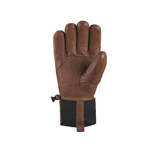 Proveedor directo de fábrica Guantes de esquí para hombre personalizables Cuero de cabra de alta calidad Transpirable y térmico para deportes de invierno personalizados - Product Image 3