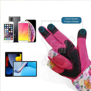 Nouveauté : Gants de jardinage résistants à la chaleur avec logo personnalisé, en stock, en cuir de haute qualité - Product Image 5