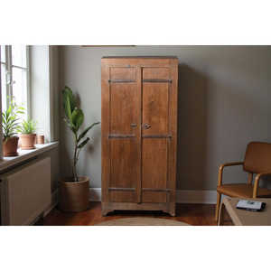 Antique Oak Wood Living Room Furniture Luxury and <b>Rustic</b> Wooden <b>Cabinet</b> for Home Bar Wine Cellar Dining and Villa Home Decor - Product Image 2