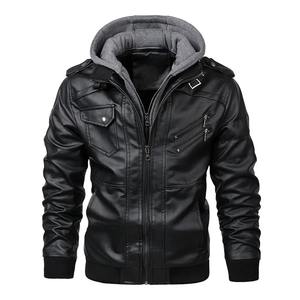 Chaqueta de cuero de piel de vaca de manga larga para hombre al mejor precio, chaqueta de trabajo personalizable, diseño de camuflaje, estilo de moda para primavera - Product Image 2