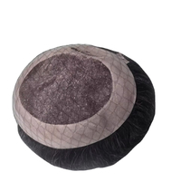 Peluca de Cabello Humano Rizado para Hombre, Base Mono Apolo, Alibaba en Bangladesh, Cabello Remy, Peluca de Cabello Humano, Alibaba Bangladesh