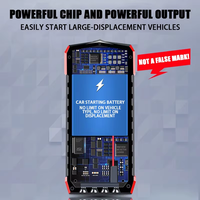 Démarreur portable pour voiture/camion/vélo/moto, batterie externe 12V 10000mAh 400A, surtension 800A, éclairage LED USB, écran LCD