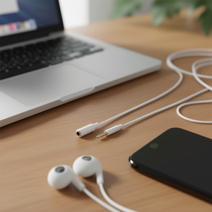 Câble audio-vidéo blanc 3,5 mm ICOC MF050W de 5 m (62364) par catégorie de produit - Product Image 3