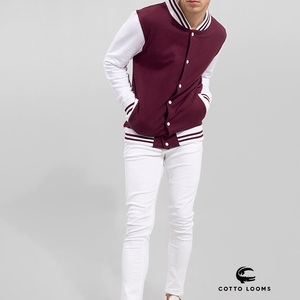 ODM Custom Varsity <b>Jacket</b> Wholesale Streetwear Fashion Premium Quality <b>Slim</b> <b>Fit</b> Baseball Bomber <b>Jacket</b> - Product Image 5