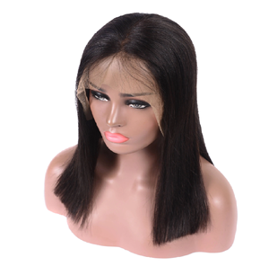 Haute Performance transparente pour dentelle avant droite cheveux chinois sans colle perruques 250% densité Bob haute qualité - Product Image 3