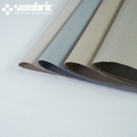 Tissu en polyester teint en masse Sumbric, tissu fonctionnel imperméable à l'eau avec revêtement PU pour couverture de meubles d'extérieur
