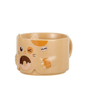Set di 4 tazze da caffè in ceramica Kawaii carine tazze da tè per gattini da forno per gatti impilabili e per bevande personalizzate con stampa a sublimazione - Product Image 3