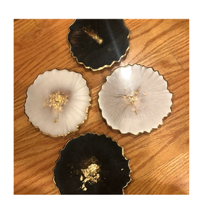 Sous-verres en résine réutilisables écologiques de haute qualité, fournisseur en gros, design personnalisé, style campagnard, article décoratif de table, lot de 2 - Product Image 6