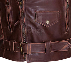 Nouvelle arrivée, veste de moto en cuir véritable de haute qualité, respirante pour l'hiver, pour hommes, faible MOQ - Product Image 6