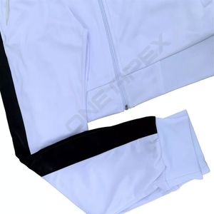 Survêtement d'automne pour hommes de haute qualité 100% coton vêtements de sport survêtement ensemble de sport à fermeture éclair complète vêtements décontractés survêtement pour hommes - Product Image 5