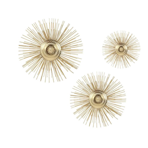 Personalizable hecho a mano moderno metal hoja y Círculo diseño colgante móvil pared arte decoración para uso interior o exterior - Product Image 5