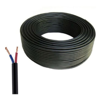 2-adriges massives PVC-isoliertes flaches europäisches Kabel VDE-zugelassener hochwertiger flexibler elektrischer Draht für den privaten und industriellen Gebrauch