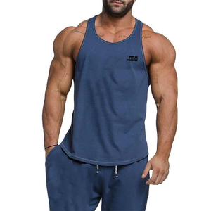 Débardeur de musculation de meilleure qualité Débardeur de gym personnalisé pour hommes Débardeurs respirants en coton vierge à séchage rapide pour hommes - Product Image 4