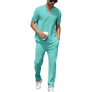 Chándal sólido de invierno para hombre, chándal de alta calidad, 100% algodón, a prueba de viento, transpirable, bajo MOQ, barato - Product Image 3