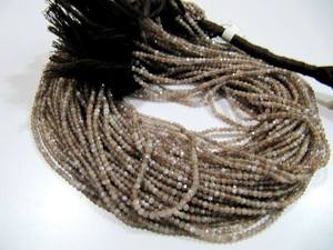 ลูกปัดอัญมณีช็อคโกแลตธรรมชาติขนาด2-2.5มม. ขนาด13นิ้ว - Product Image 2