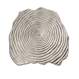 Plateau en aluminium imprimé de motifs complexes et colorés pour une décoration élégante de la maison et pour servir lors de mariages et d'autres occasions - Product Image 1