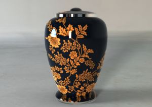 Aluminium Adult American Style Eco-Friendly Customizable Design Cremation Urns for Human Ashes with Free <b>Velvet</b> <b>Bag</b> - Product Image 5