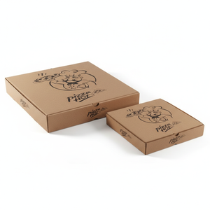 Eco-friendly Kraft Paper Custom Printed <b>Pizza</b> <b>Box</b> Biodegradable & Microwave Safe for Takeaway Food Packaging and Branding - Product Image 2