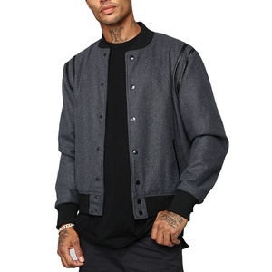 Custom Baseball Varsity <b>Jacket</b> Chenille Embroidery PU <b>Leather</b> Wool <b>Long</b> Length Cotton Filled Printed Letterman <b>Jacket</b> - Product Image 1