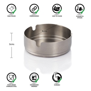 Cendrier à cigares en laiton sur mesure, finition argentée, services de fabrication de tôles métalliques, pour usage en restaurant, tailles personnalisées Guangdong - Product Image 4