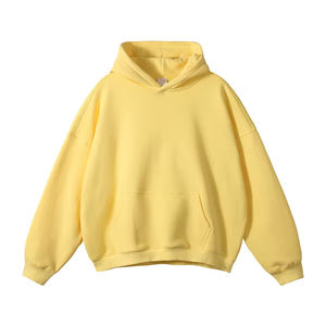 Sweat-shirts à capuche oversize pour hommes en coton 400 g/m², style streetwear, basiques, en mélange de coton, de qualité supérieure et épais - Product Image 1