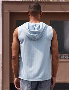 Camisetas sin Mangas de Alta Calidad para Hombre, Camisetas Deportivas Ajustadas para Gimnasio, Chaleco Musculoso, Camiseta con Capucha para Fisicoculturismo - Product Image 3