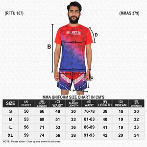 2025 Custom Men's MMA Fight Wear Men's Rashguard + shorts Set para MMA Fight Wear para Jiu Jitsu & GrapplingUnisex Juego de 2 piezas - Product Image 6