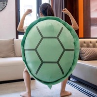 Meilleures ventes : Jouet en peluche géant à porter, coussin en forme de carapace de tortue, pour dormir et câliner, jouet en peluche pour enfants, lit en forme de carapace de tortue