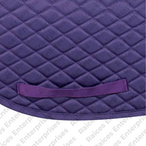 Almohadillas de sillín de equitación personalizadas al por mayor de fábrica tela de algodón suave con color sólido y logotipo personalizado - Product Image 3