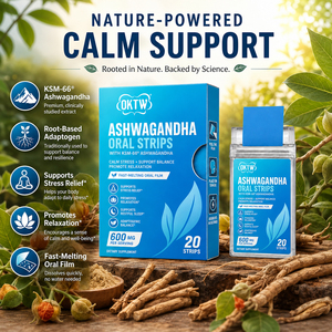 Bandes orales d'Ashwagandha en gros avec L-Théanine, formule de complément relaxant sans eau nécessaire - Product Image 4