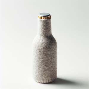 Veste de bouteille en feutre élégante et douce Taille personnalisée Couverture isolée écologique élégante et durable pour votre boisson - Product Image 6