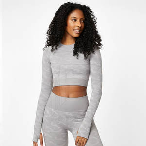 Ensemble de yoga sans couture de haute qualité pour femmes, top ventes, ensemble de yoga en polyester spandex pour femmes - Product Image 2