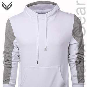 Sweats à capuche légers à séchage rapide pour hommes Design d'impression de mode Utilisation extérieure Tissu polaire Approvisionnement en gros ODM pour la saison d'hiver - Product Image 1