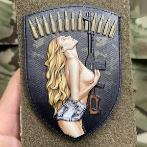 Logo Animal Drapeau Série Tactique 3d2d Fer à repasser personnalisé pour chapeaux Écussons de broderie Écusson en caoutchouc PVC personnalisé - Product Image 4