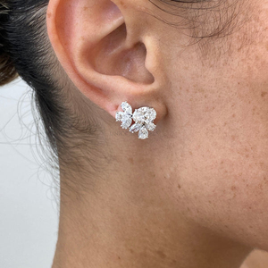 Boucles d'oreilles en diamants de laboratoire certifiés IGI, or massif 10k 14k 18k, style créoles élégantes, or jaune, rose, blanc, bijoux pour elle - Product Image 6