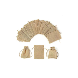 Sacs à provisions en jute laminé écologique fournisseur en gros en vrac prix usine exportation OEM pour usage au détail - Product Image 4