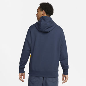 High Quality Custom Men's Regular Fit Heavyweight Club Fleece Color Block <b>Hoodie</b> Blank Winter Streetwear Dyed Hoodies Men - Product Image 2