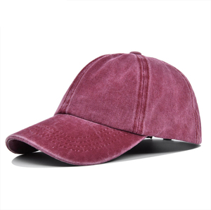 Gorra de béisbol de algodón LAVADO DE Color sólido de alta calidad personalizada para niños, gorra deportiva para bebés, gorra de béisbol para niños Unisex - Product Image 2